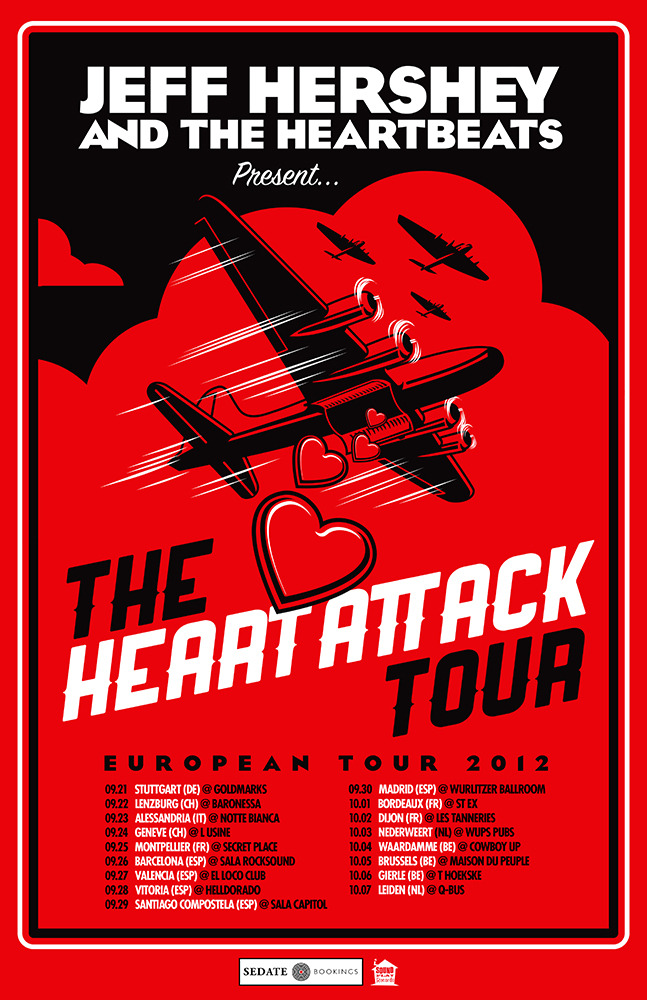 Jeff Hershey & The Heartbeats tour Europe